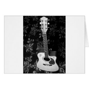 Cartão Música Meus instrumentos musicais, guitarra