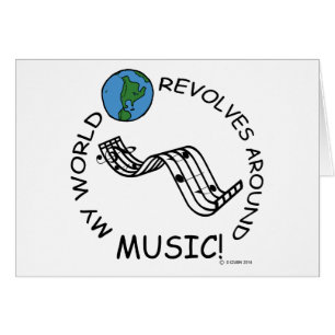 Cartão Música - O Mundo Revola-se