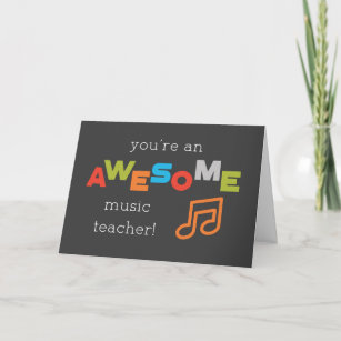 Cartão Música Professora Apreciação Notícias do Dia da Mú