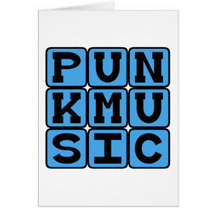 Cartão Música Punk, Gênero Musical