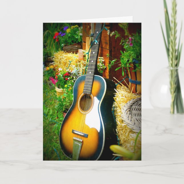 Cartão musical do feliz aniversario (Frente)