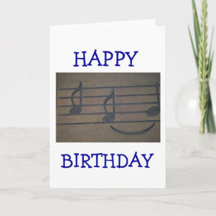 Cartão musical notes