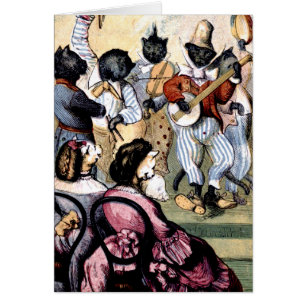 Cartão Músicos do gato