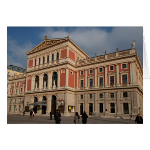 Cartão Musikverein, Wien Österreich