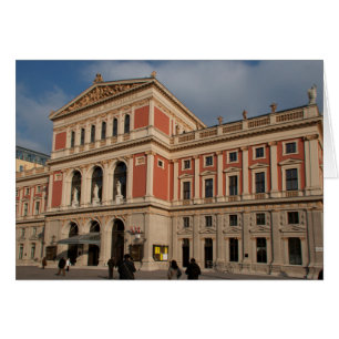 Cartão Musikverein, Wien Österreich