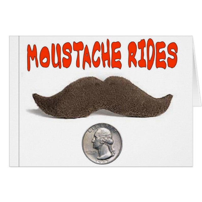 CARTÃO MUSTACHE CORRE 25 CENTAVOS (Frente Horizontal)