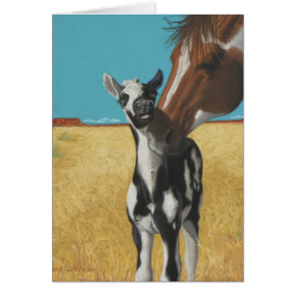 Cartão Mustang, cavalo