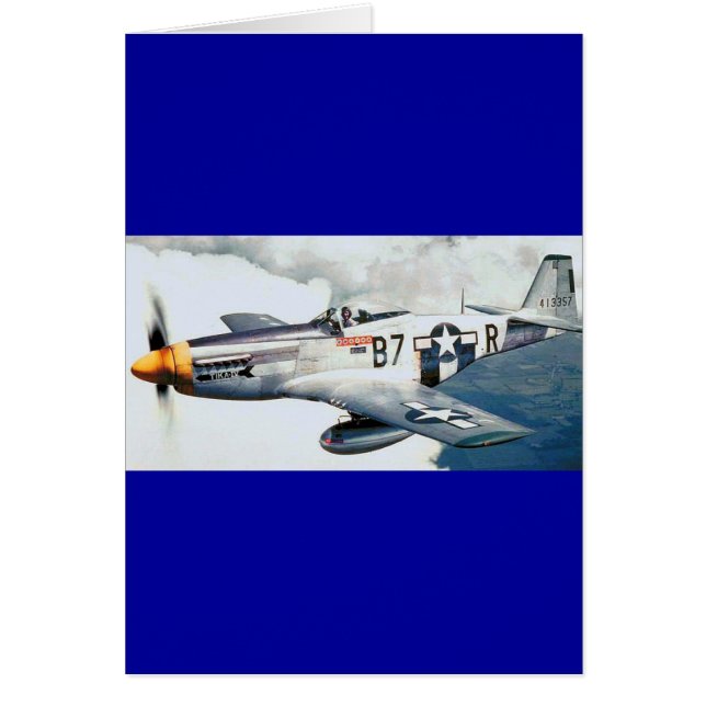 CARTÃO MUSTANG P-51 (Frente)