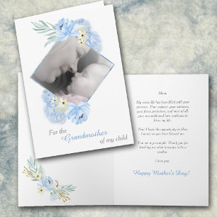 Cartão My Child's Grandmother Photo Template Mother's Day