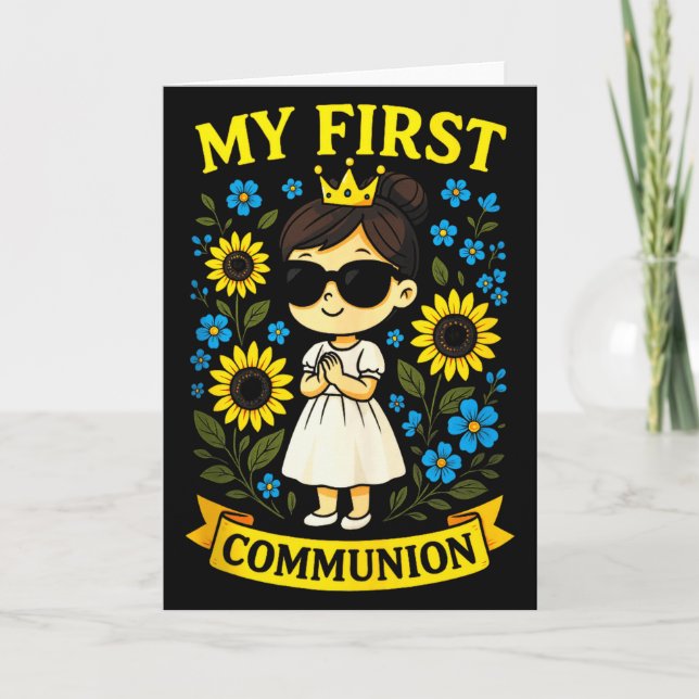 Cartão My First Communion - Christian Ceremony Tank Top  (Frente)