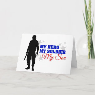 Cartão My Hero, My Soldier, My Son