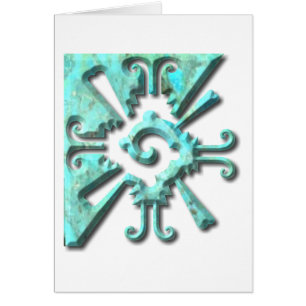 Cartão Myan Hunab Ku - Turquesa