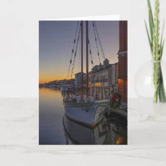 Cartão Mystic River, Connecticut Folheed Greeting Card