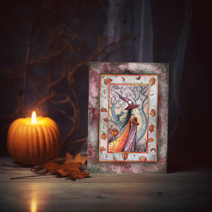 Cartão Mystic Witch Halloween Card