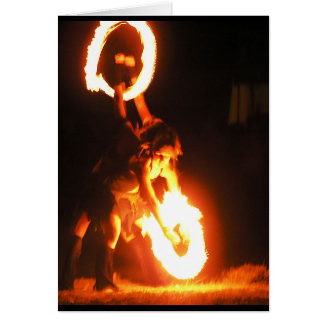 Cartão N.º 02 FireDancers (Frente)