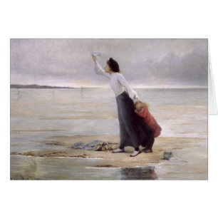 Cartão Na aflição, aumento