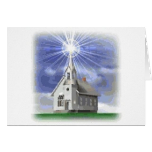 Cartão Na casa do meu pai (Frente Horizontal)