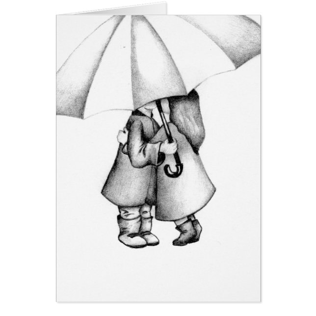 Cartão Na chuva (Frente)