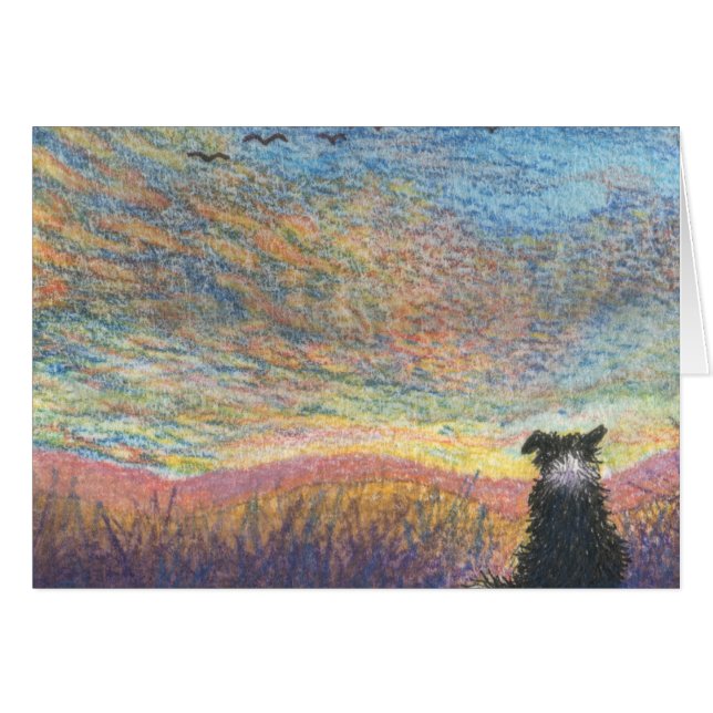 Cartão Na cor da noite (Frente Horizontal)