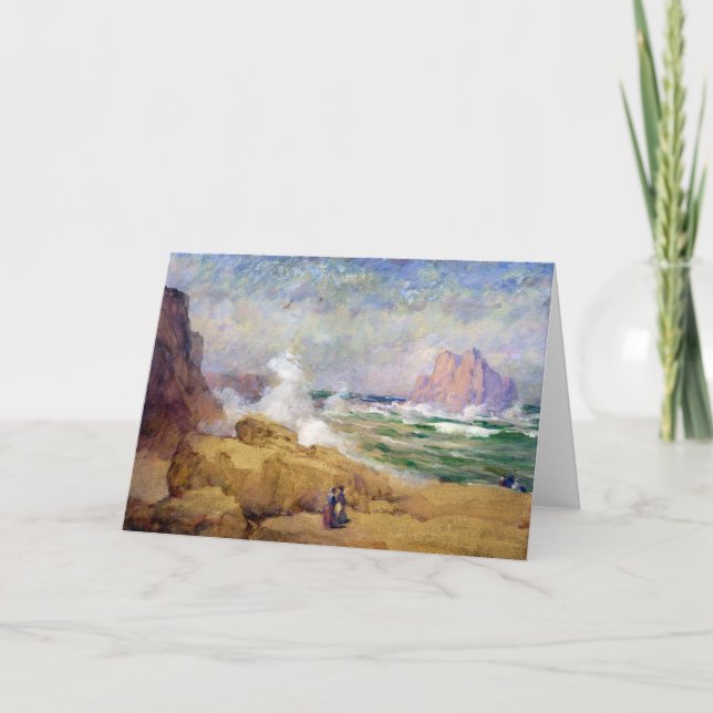 Cartão Na Costa da Califórnia | William Henry Holmes (Frente)