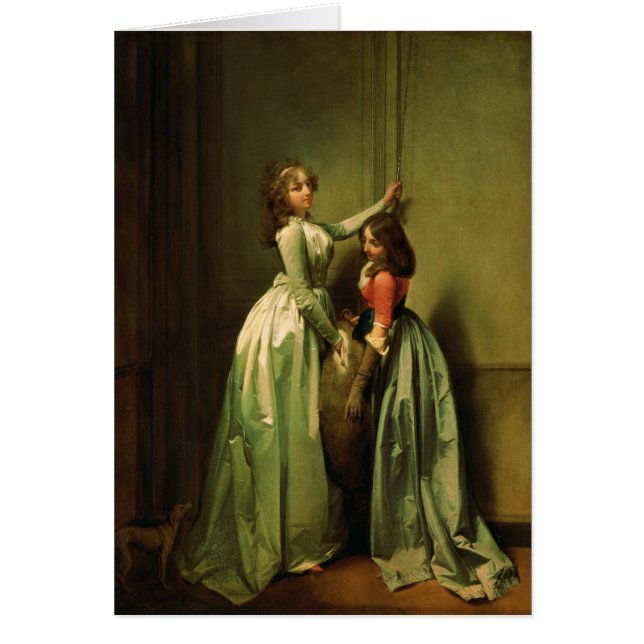 Cartão Na entrada, 1796-98 (Frente)