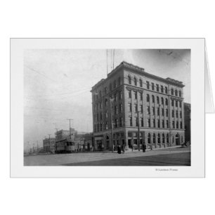 Cartão Na esquina na Avenida Hewitt