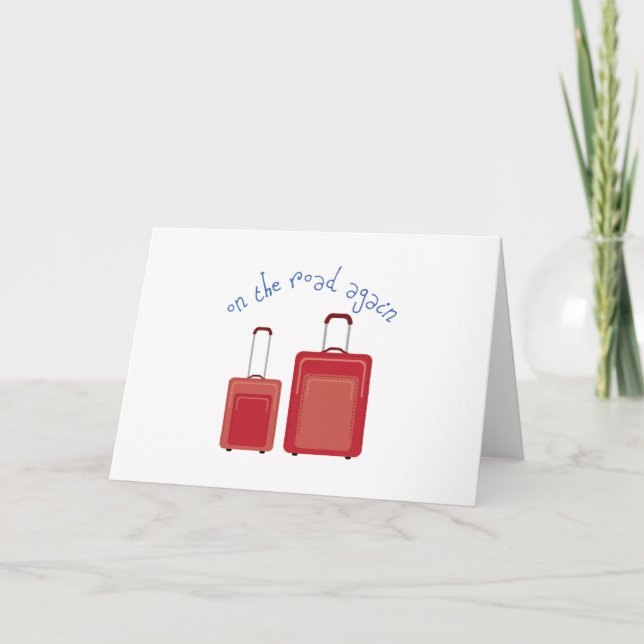 Cartão Na Estrada Novamente (Frente)