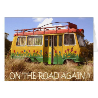 Cartão Na estrada outra vez