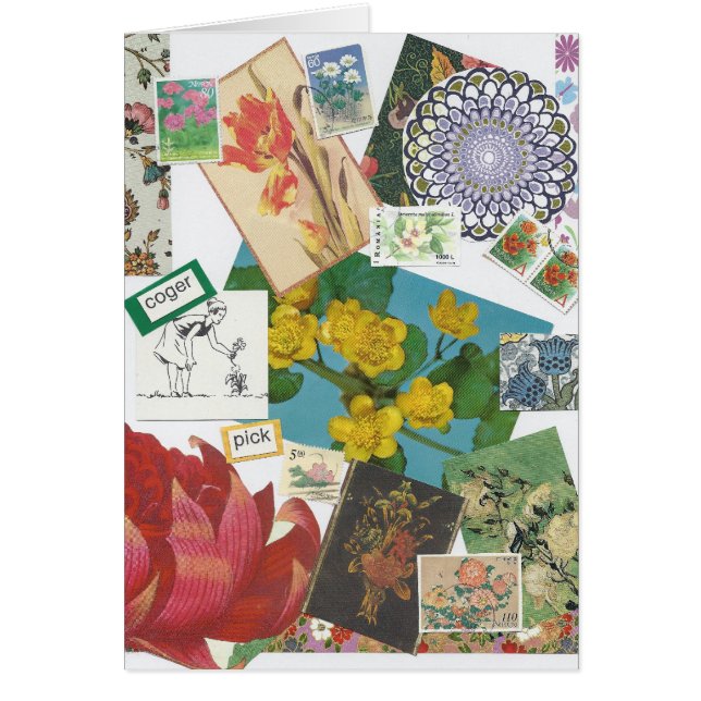 Cartão Na flor (Frente)