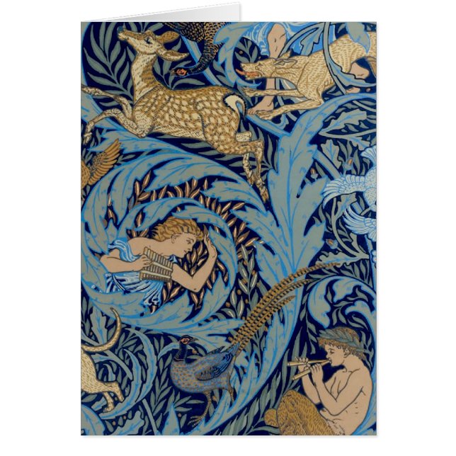 Cartão Na floresta (Frente)