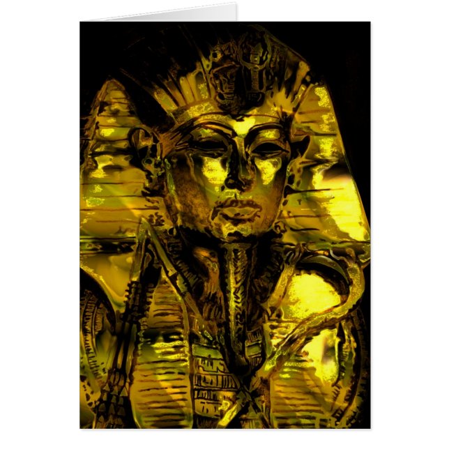 Cartão Na luz de Toutankhamon (Frente)