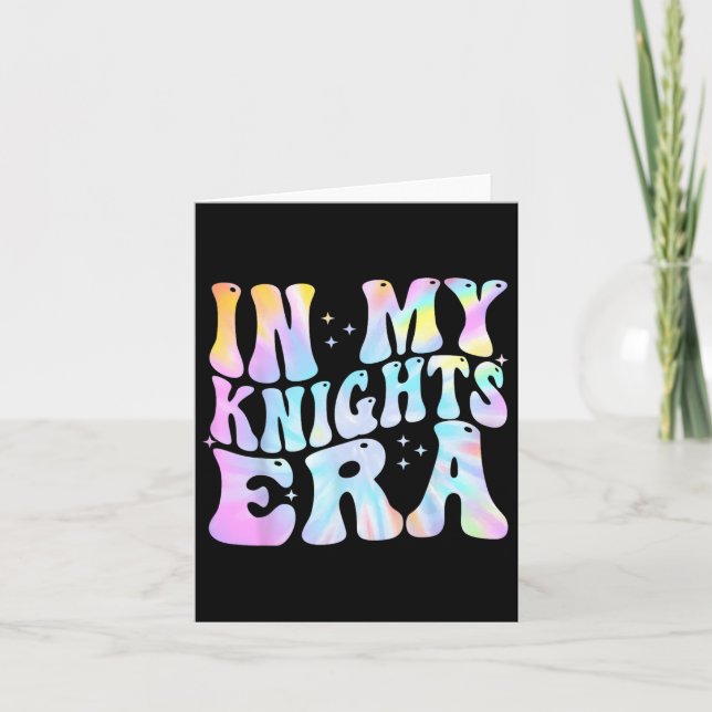 Cartão Na Minha Época De Cavaleiros Voltou Ao Jogo Do Esp (Frente)