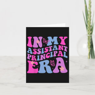 Cartão Na Minha Época Principal Assistente No Dia Passado