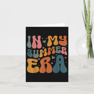 Cartão Na Minha Era De Verão Feliz Dia Passado De Profess
