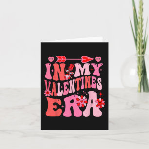 Cartão Na Minha Era do Dia de São Valentim Garotas do Dia
