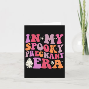 Cartão Na Minha Era Infantil, Grávida De Halloween Anno