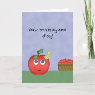 Cartão Na minha mente