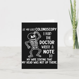 Cartão Na Minha Última Colonoscopia Pedi Ao Médico Para E
