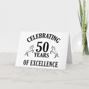 Cartão Na moda 50º Aniversário - Ideias
