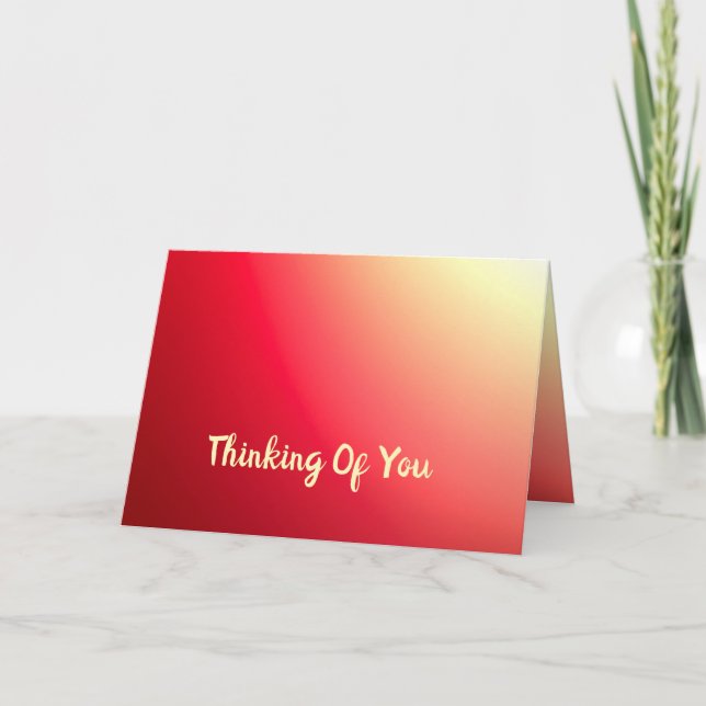 Cartão Na moda Designer Vermelho (Frente)