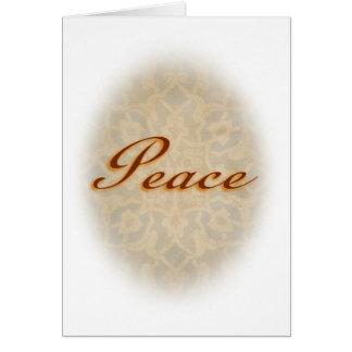 Cartão Na paz
