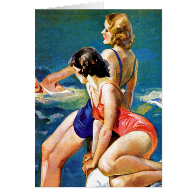 Cartão Na Piscina (Frente)