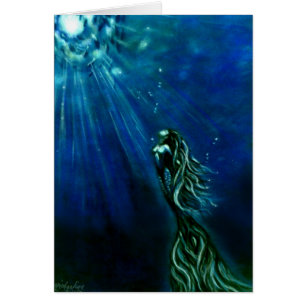 Cartão Na Placa Sereia Leve