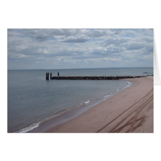 Cartão Na Praia (Frente horizontal)