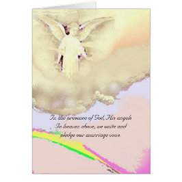 Cartão Na presença do deus