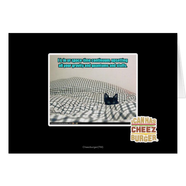 Cartão Na série contínua do espaço tempo do ur (Frente Horizontal)