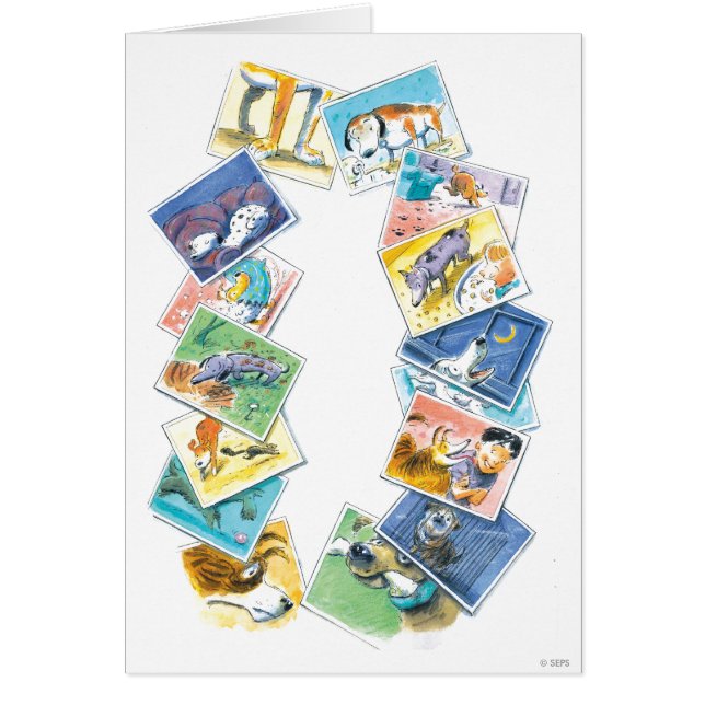 Cartão Na vida de um cão (Frente)