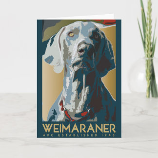 Cartão Nação de Weimaraner: Weimaraner 1943