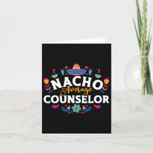 Cartão Nacho Conselheiro Médio Cinco de Mayo Fam Correspo