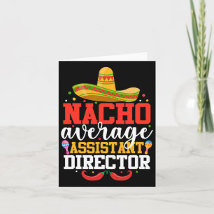 Cartão Nacho Diretor Médio Imediato Mexicano Cinco De Mai